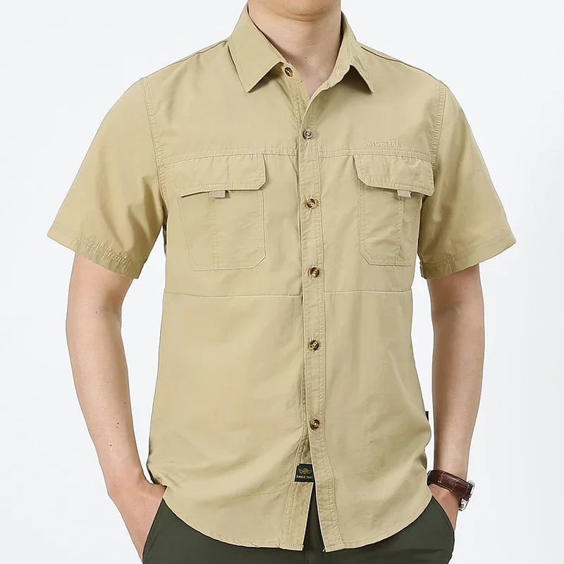 Outdoor Hiking & Fishing Shirt + Broek – Sneldrogend & Ademend