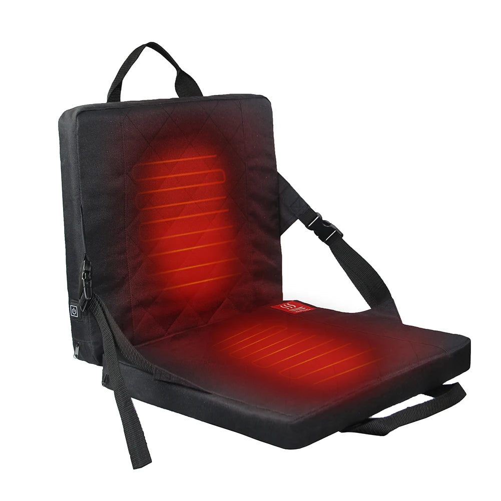 Beheizbares Stuhlkissen – beheizte Stuhlmatte für Camping, Outdoor und Sofas, 3 Temperatureinstellungen