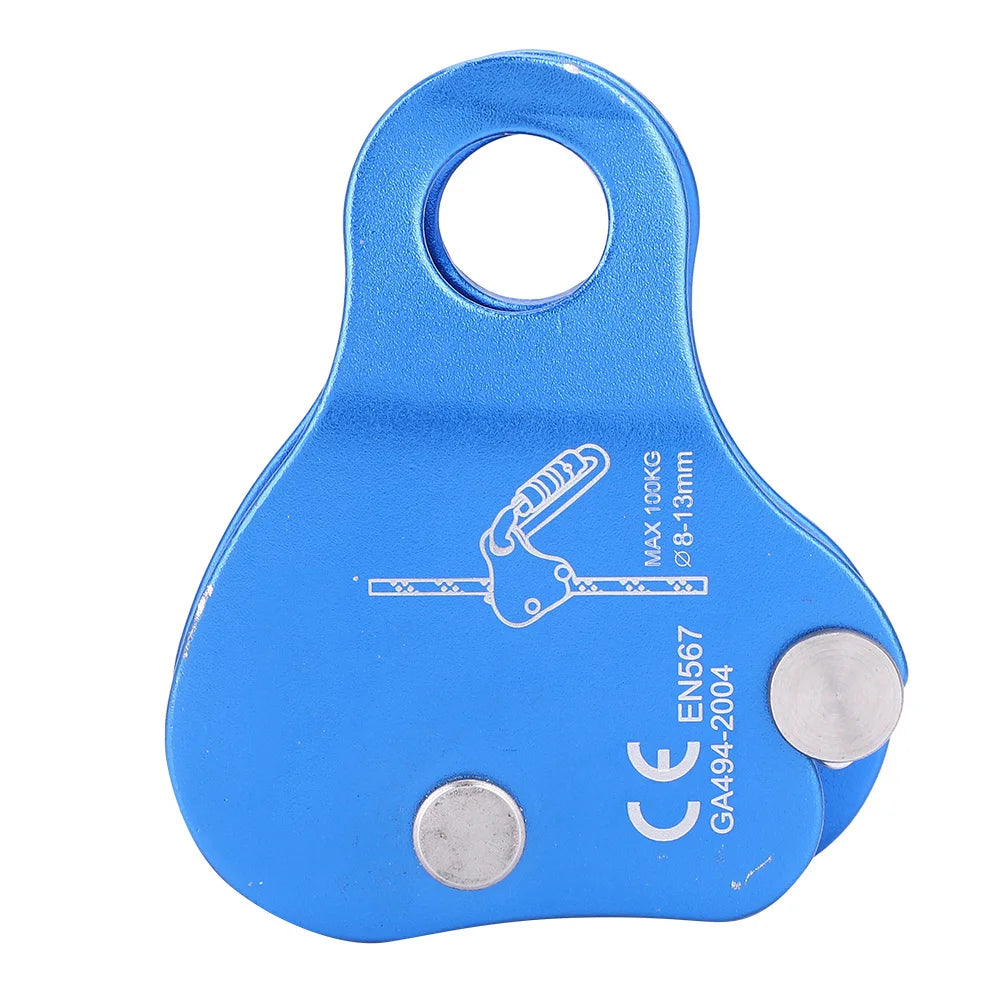 Aluminium Rope Grab โ Klimbeveiliging met Vergrendeling voor 10โ12mm Touw | CE Gecertificeerd