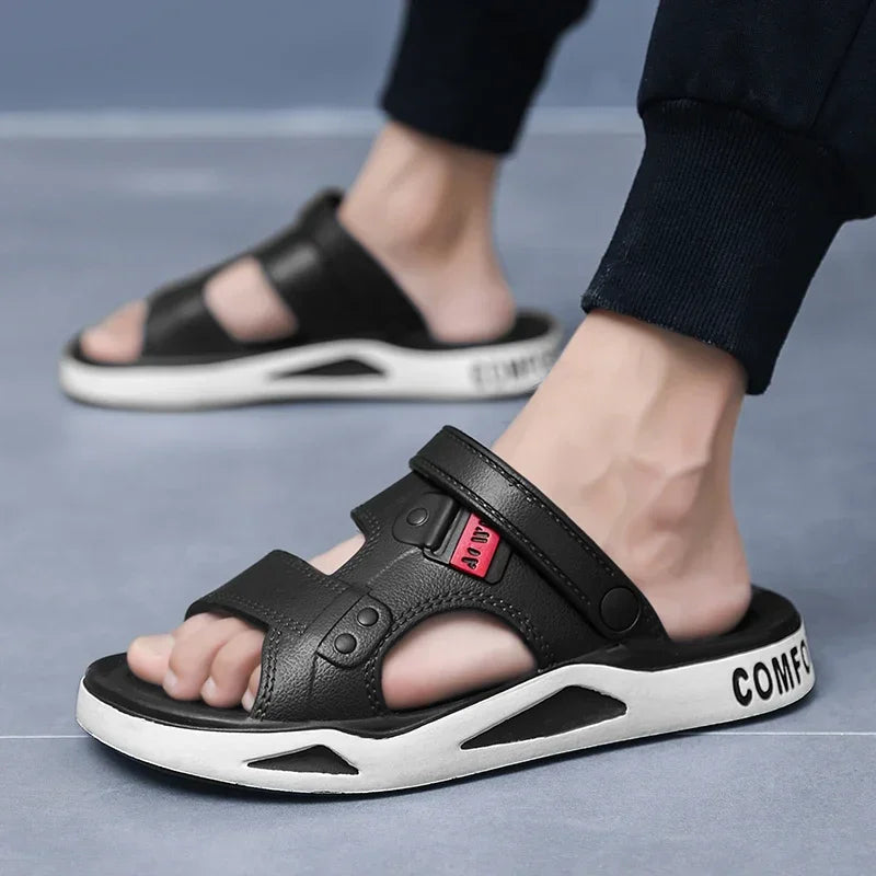 Heren Slippers Zomer 2025 – Lichtgewicht EVA Sandalen met Dikke Zool, Anti-slip, Open Teen, Outdoor