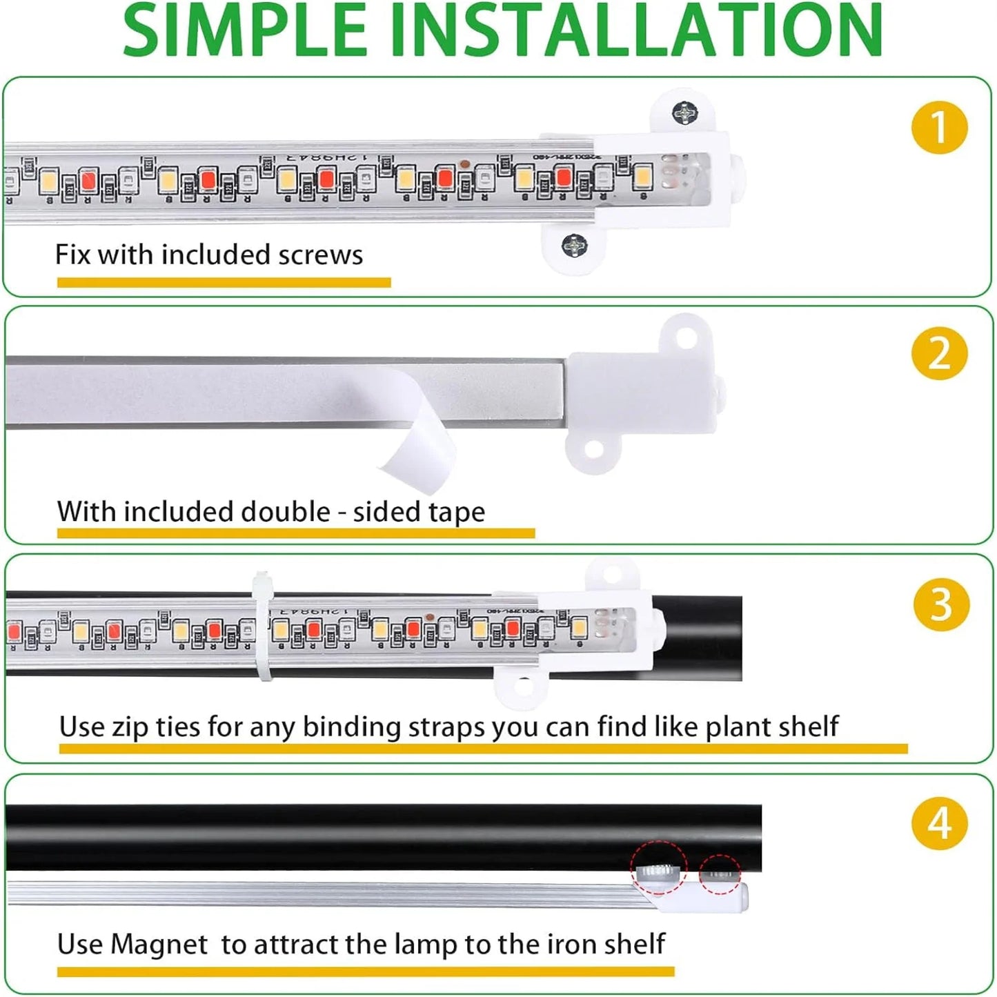 3-farbig dimmbare LED-Wachstumslampe – USB DC5V Vollspektrum-Wachstumslampe mit Timer für Zimmerpflanzen