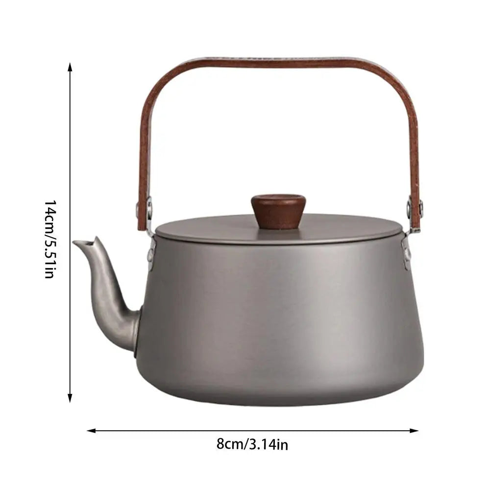 Draagbare Camping Theeketel 1.1L – Outdoor Waterketel & Koffiepot
