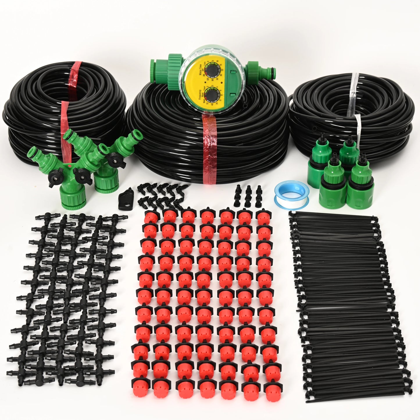 Automatic Drip Irrigation System – Garden Watering System with Timer & Micro-Drippers