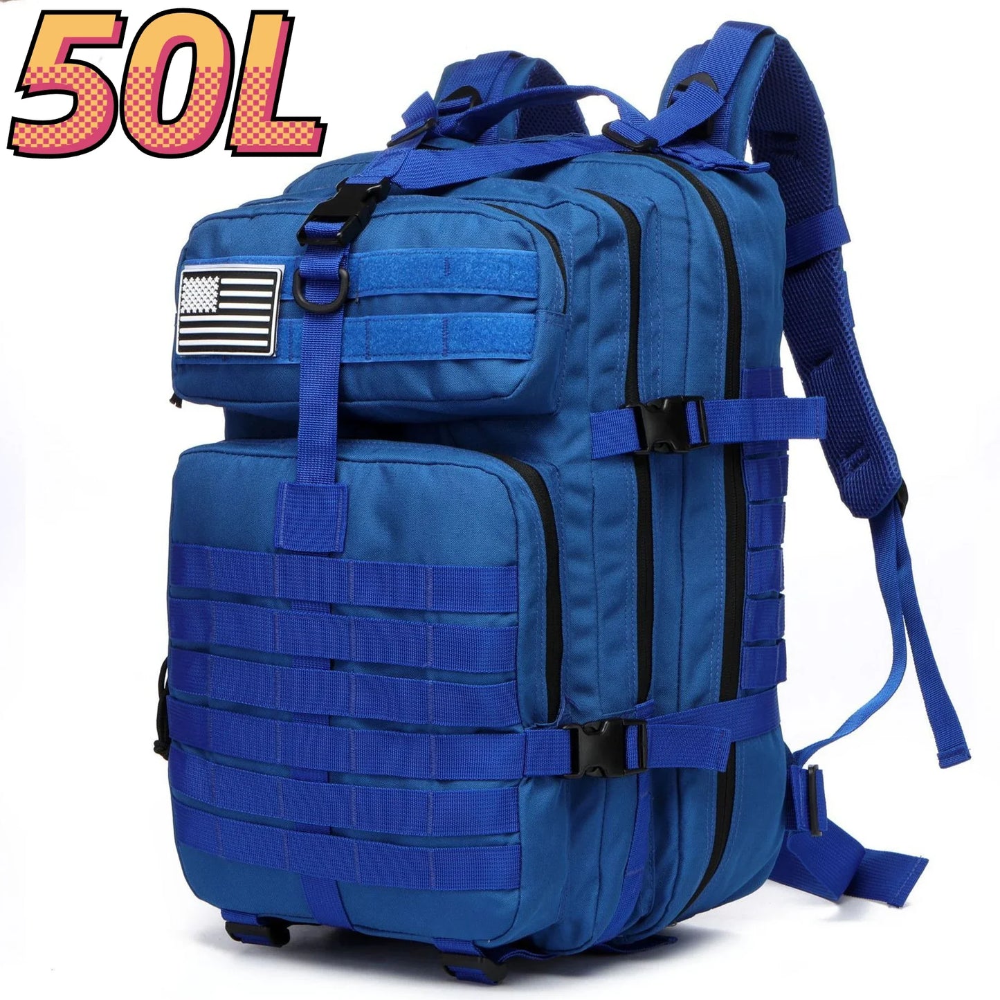 Waterdichte Tactische Rugzak 25L/50L โ 1000D Nylon Outdoor Backpack met Molle voor Hiking, Jacht & Kamperen