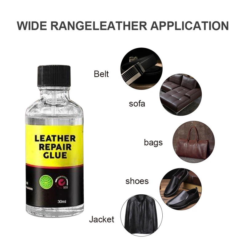 30ml/50ml Leer Reparatielijm – Sterke Lijm voor Auto- en Meubelonderhoud