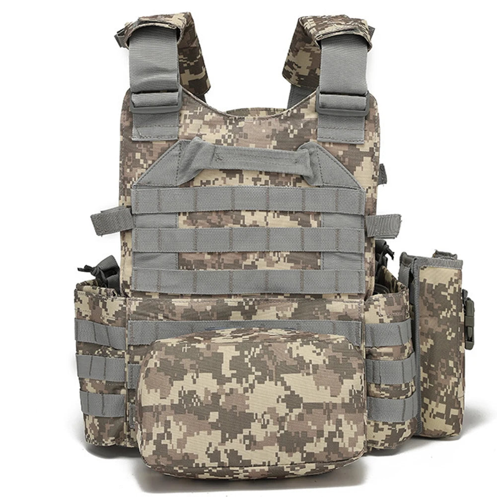 Nylon Chest Rig MOLLE Weste – Camouflage-Körperpanzerung für Jagd, Airsoft, Paintball und taktische Einsätze