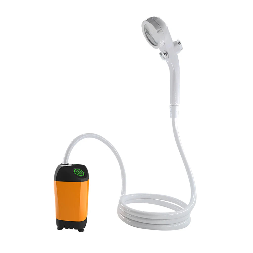 Outdoor Camping Douche | IPX7 Waterdichte Elektrische Draagbare Douchepomp met Digitale Weergave voor Hiking, Reizen en Dieren Wateren