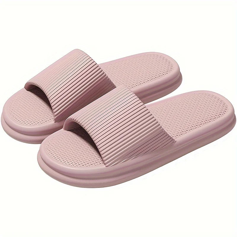 Nieuwe Heren EVA Slides - Non-Slip Open Teen Slippers, Sneldrogend voor Binnen, Douche en Wandelen