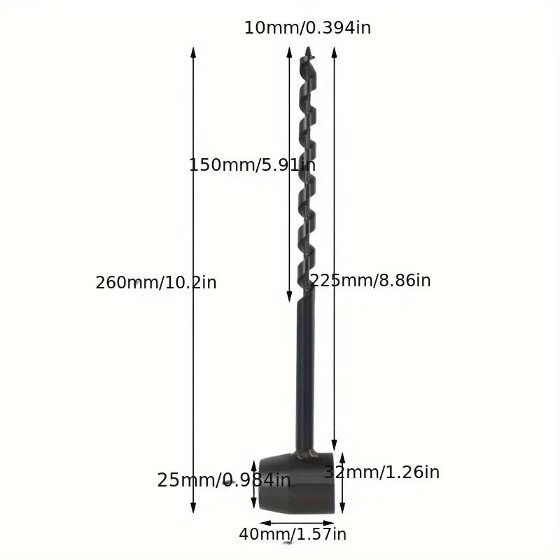 Hand Drill Screw - Bushcraft Wrench - Scotch Eye Drill - Survival Tools for Camping, Outdoor, Hiking, Woodworking