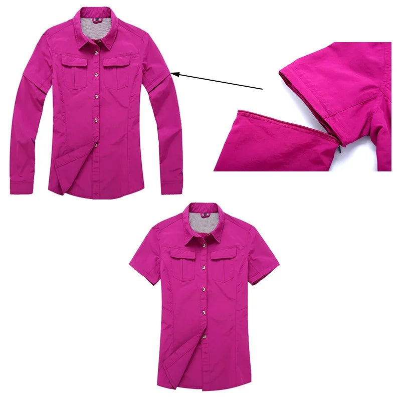 Dames Outdoor Shirt – Sneldrogend & Ademend