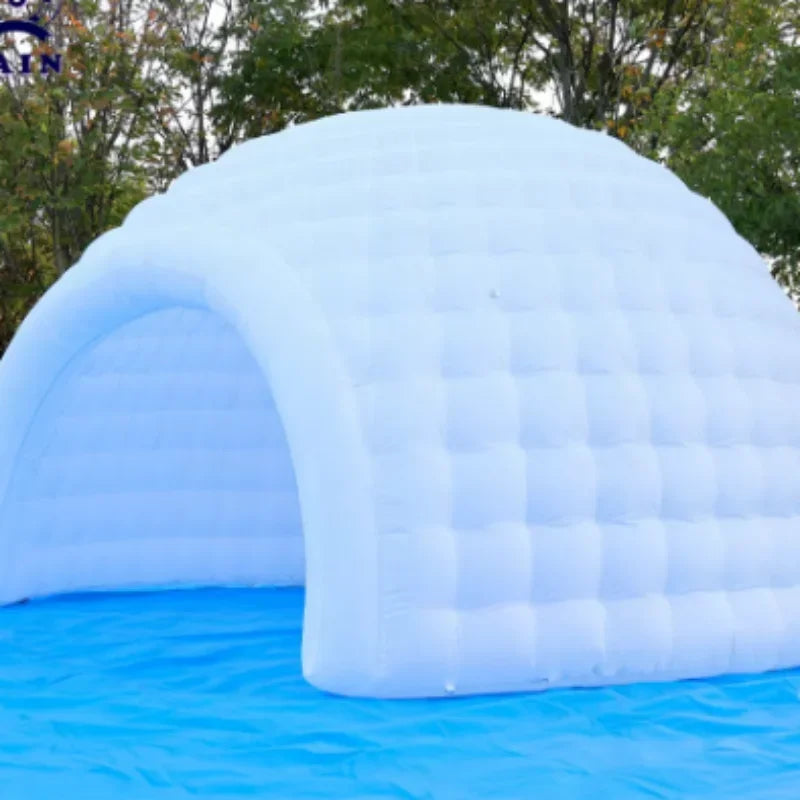 Opblaasbare LED Iglo Dome Tent - Customizable Tent voor Outdoor Evenementen, Beurzen en Kamperen
