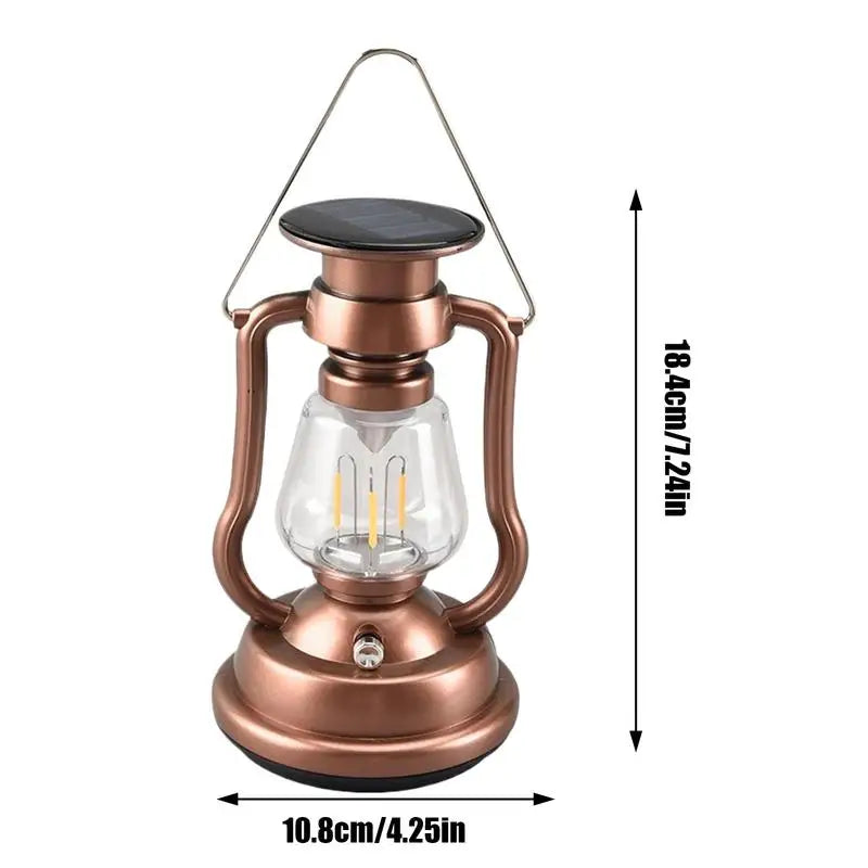 Outdoor Campinglamp | Oplaadbare LED Zaklamp met Zonnepaneel | Waterdicht & Draagbaar