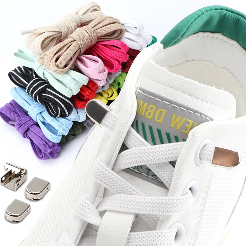 Elastische Schnürsenkel zum Binden – Einheitsgröße, geeignet für Sneaker und Freizeitschuhe