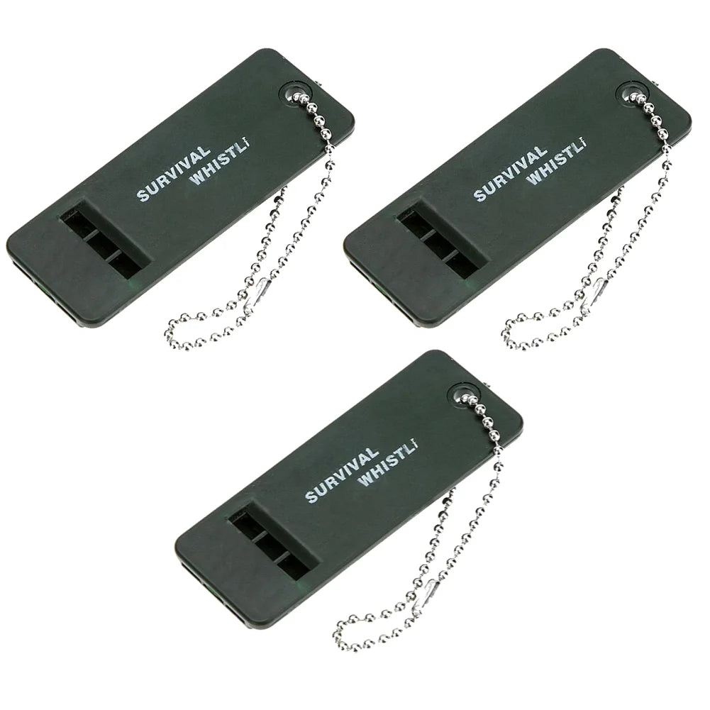 10-1PC 3-Frequency Emergency Whistle – Portable Safety Whistle for Hiking, Camping and Mountaineering