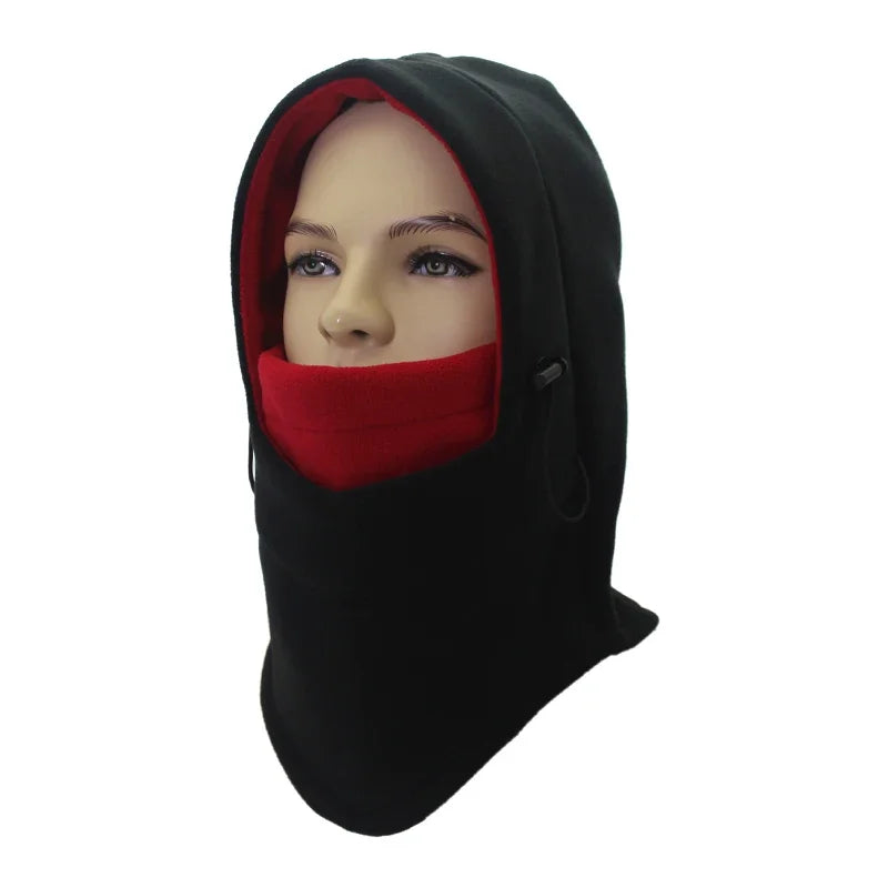 Winter Fietshoed & Ski Cap - Unisex Gevoerde Balaclava met Masker en Oorkleppen