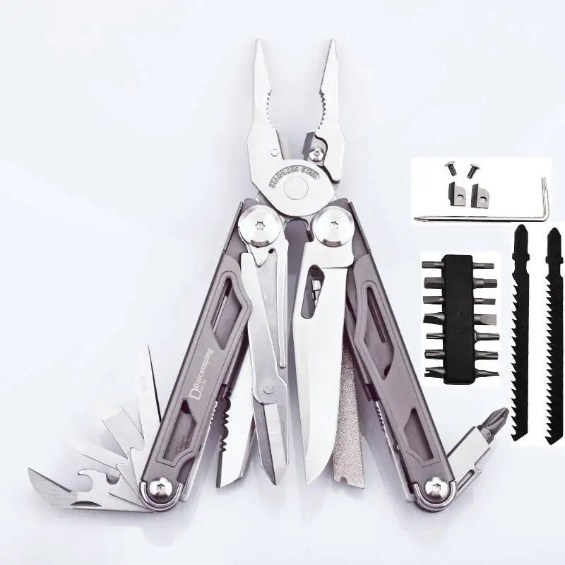 Daicamping DL30 Multitool – Survival-Tool – EDC-Multitool – austauschbare Teile – Alternative zum Schweizer Taschenmesser