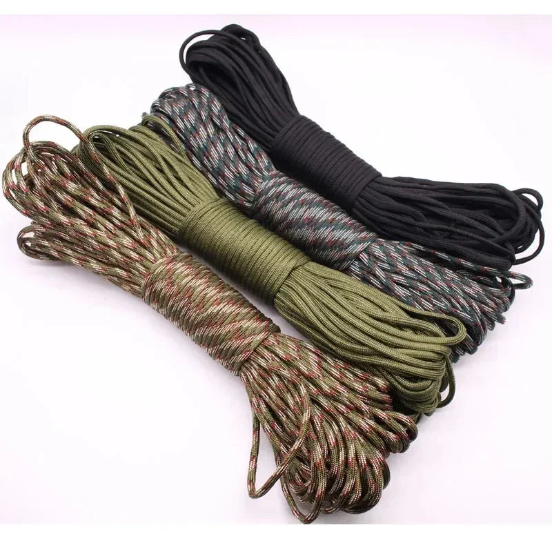 550 Paracord Touw 4mm โ 31M Tactisch 7-Strand Survivalkoord voor Outdoor, Kamperen & Noodgebruik