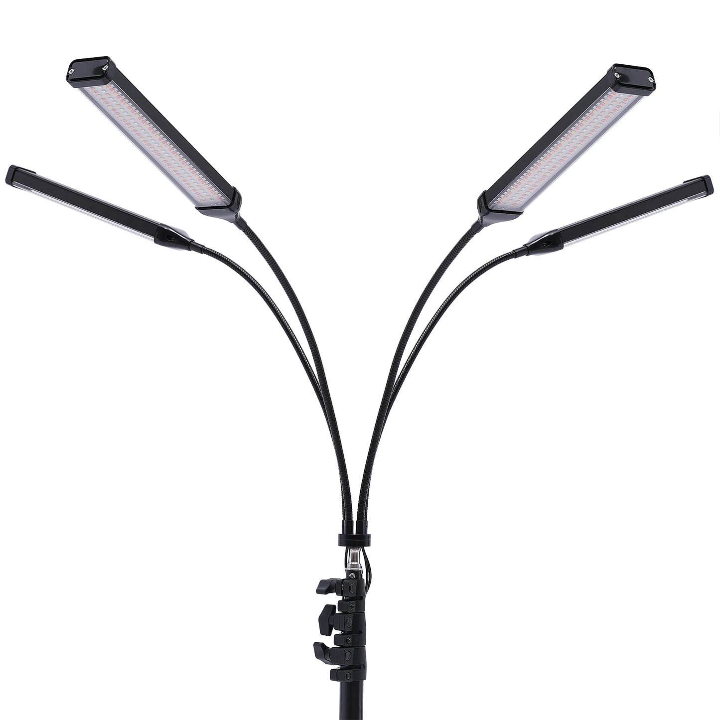 Professionele LED Kweeklamp – Full Spectrum Groeilamp met 4 Koppen & Statief