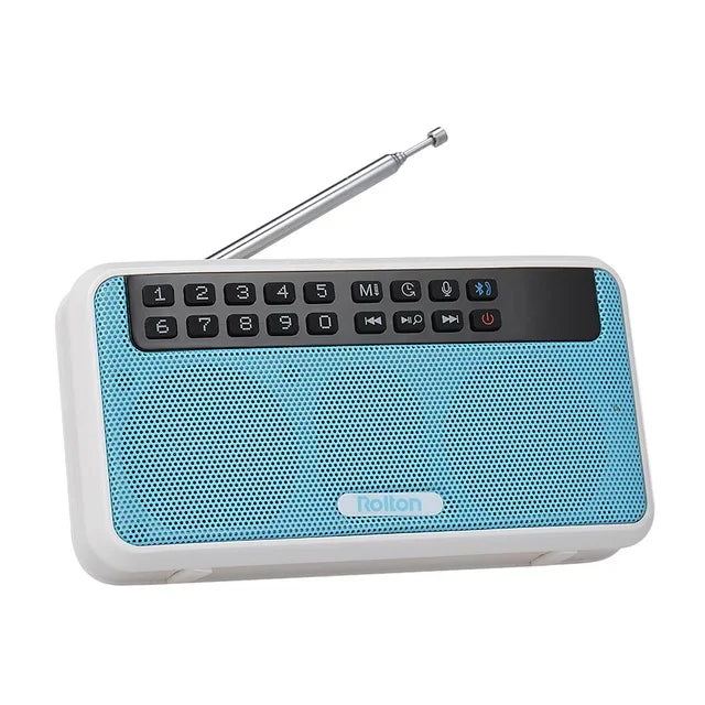 Notfallradio mit Solarpanel und Handkurbel – 5000 mAh Powerbank, Taschenlampe, wasserdicht, Survival-Radio für Camping
