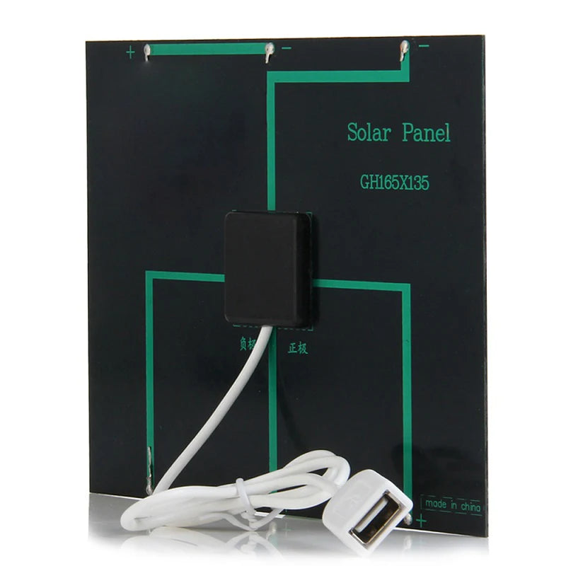 Portable Solar Charger – Universal Mobile Phone Charger for Camping, Hiking, Survival, and Emergency Kits – Compact USB Power Bank