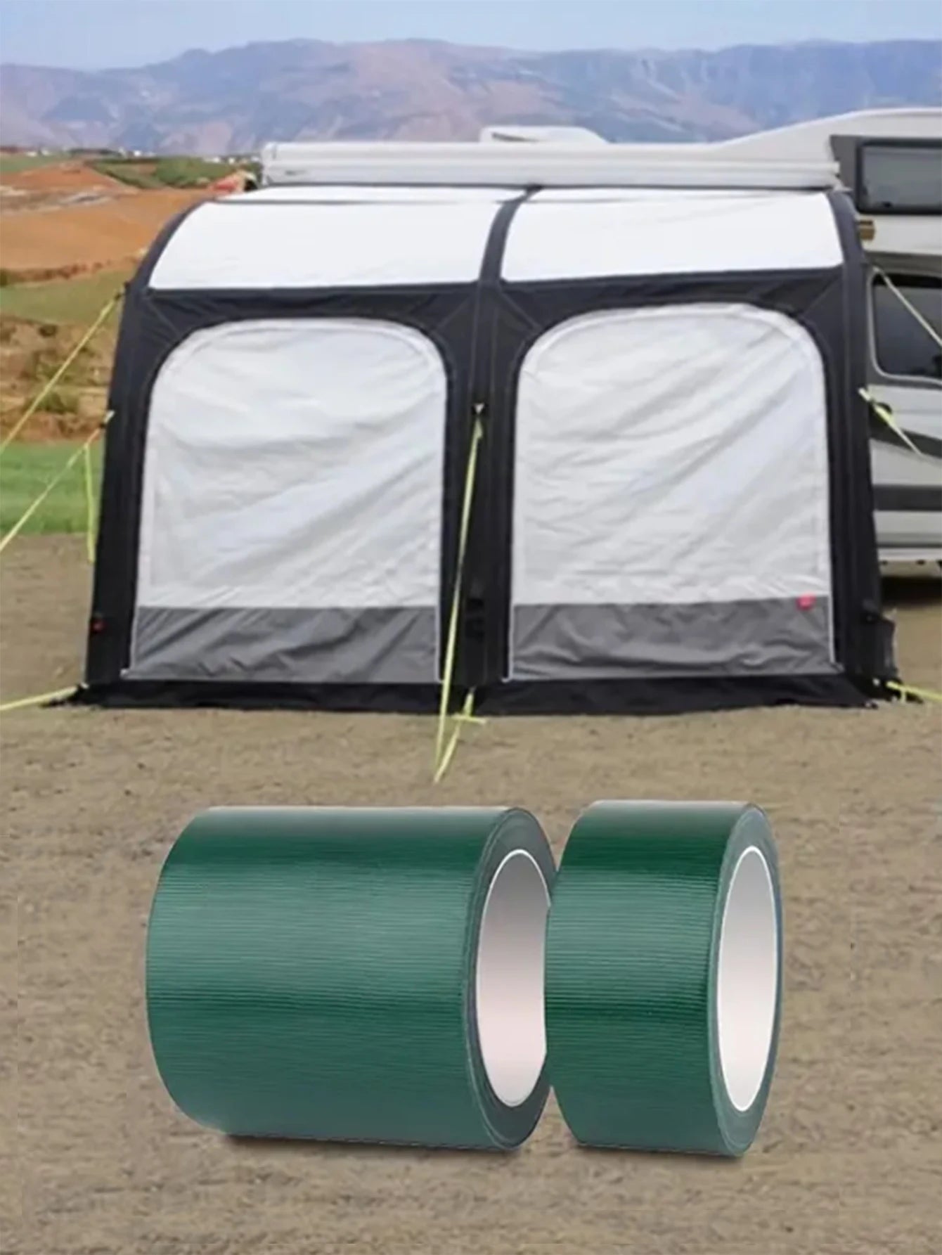 10M Reparatietape voor Tent - Waterdichte Adhesieve Tape voor Tarpaulin en Canvas Reparaties