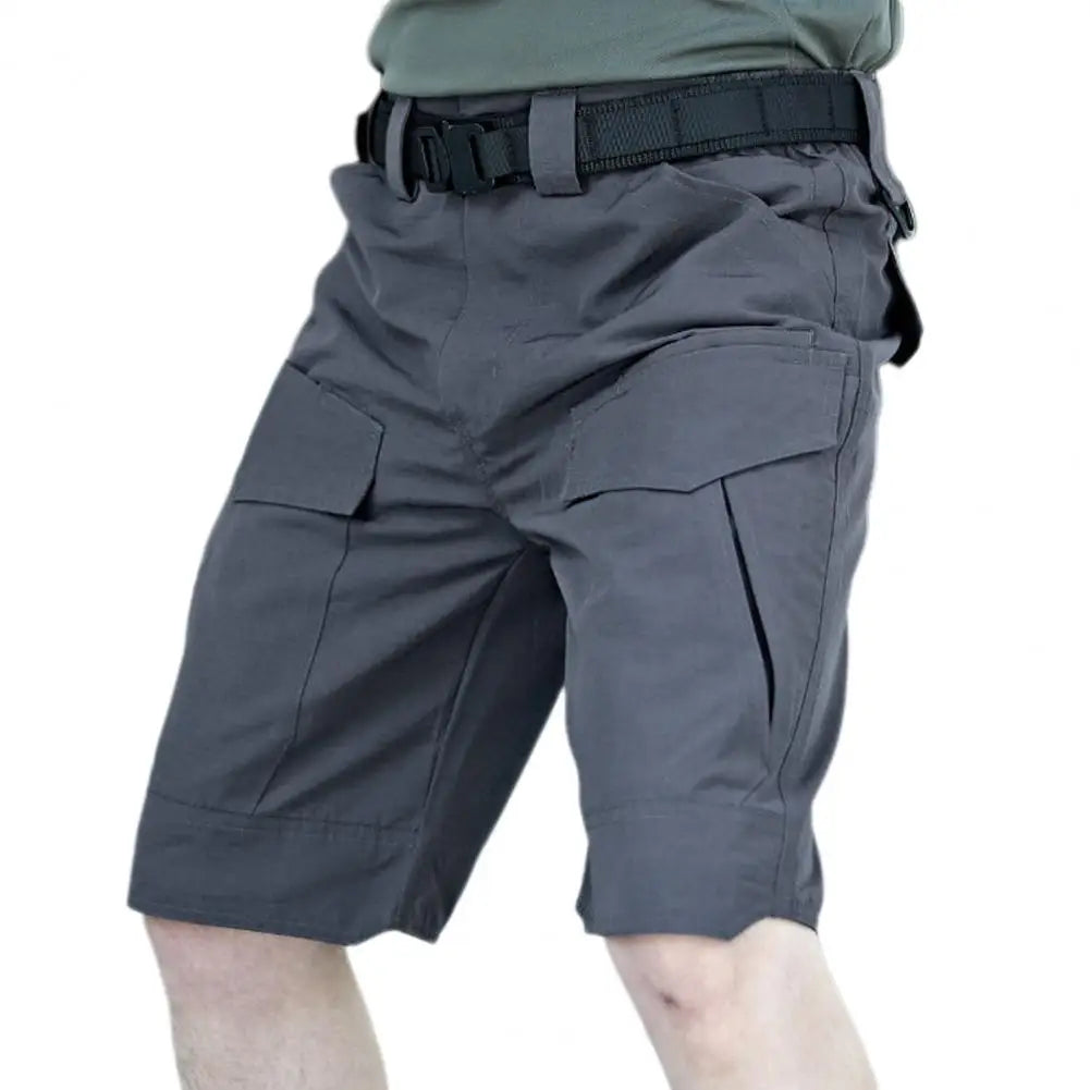 Heren Cargo Shorts – Waterdichte Outdoor Korte Broek met Meerdere Zakken