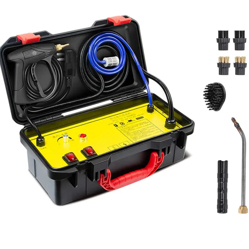 Professionele 3000W Stoomreiniger – Instelbare Stoomfunctie – Voor Keuken, Auto, Airco & Badkamer