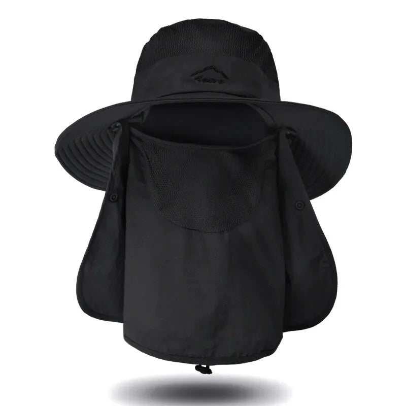 100% Nylon Zomer Buiten Fisherman Hat - Sneldrogend en Zonnebeschermend Hoed voor Mannen en Vrouwen