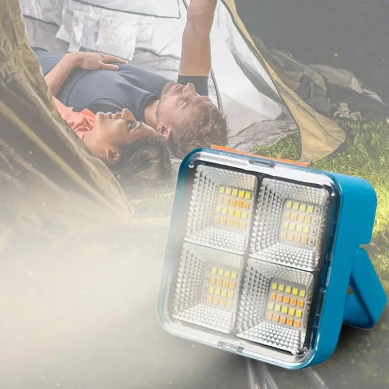 Oplaadbare Campinglamp | Zonne-energie | Krachtige Floodlight