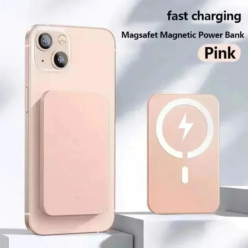 Magnetische 50000-mAh-Powerbank – 20-W-Schnellladegerät, kabelloser externer MagSafe-Akku für iPhone 13/14/15, Xiaomi und Samsung