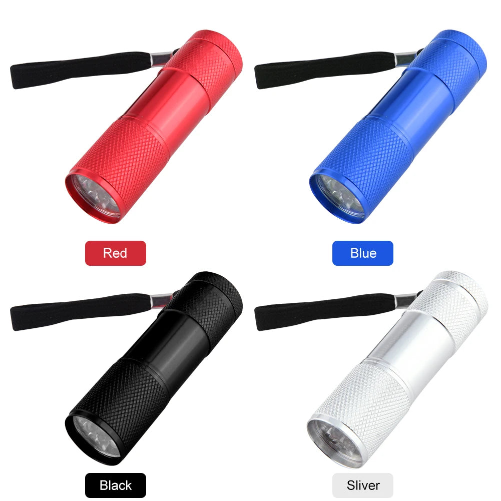 Tragbare UV-Taschenlampe – 395 nm Ultraviolett-Taschenlampe mit Anti-Rutsch-Design