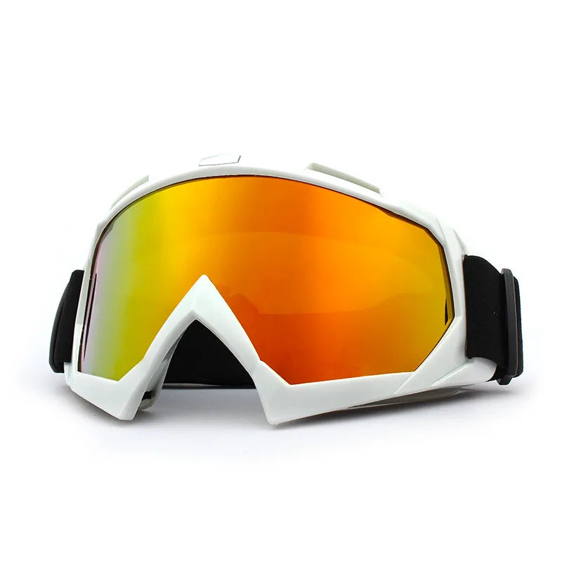 Winddichte Skibrille – Antibeschlag-Taktikbrille für Skifahren, Radfahren und Motocross | UV-Schutz und atmungsaktiv