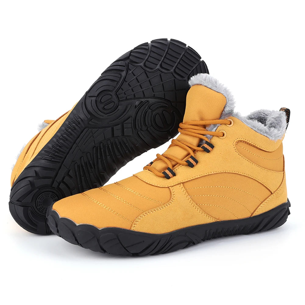 Winter Boots voor Mannen en Vrouwen - Waterdichte Buitenboots met Plush Voering, Antislip, Flexibele Rubber Zolen, Grootte 36-46
