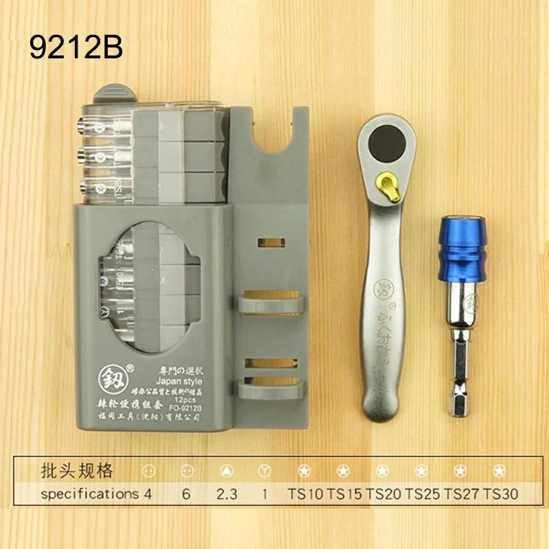 Xiaomi Multifunktionales Mini-Ratschenschlüssel- und Schraubendreher-Set – Kompaktes Handwerkzeug-Set mit Bits