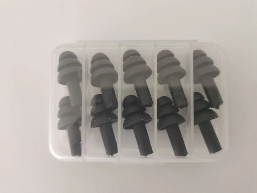 5Pairs/set box-packed comfort earplugs noise reduction silicone Soft Ear Plugs Swimming Silicone Earplugs Protective for sleep