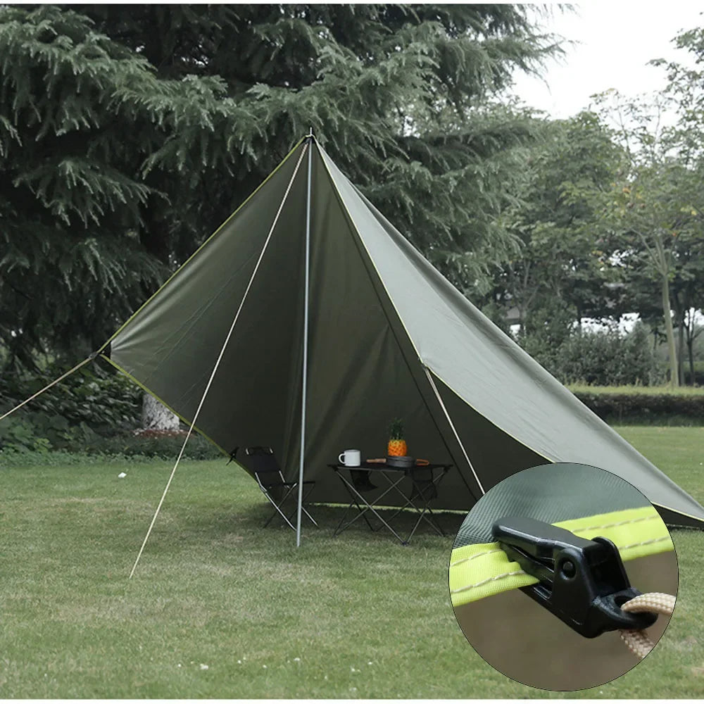 10/15/20 Piece Tarp Clips - Tent Clamps - Adjustable Awning Clamps - Camping Survival Tools for Outdoor Camping and Hiking