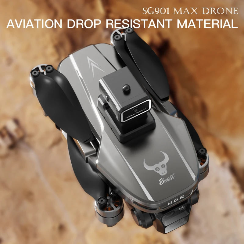 8K Professionele GPS Drone – HD Camera, 5G WiFi FPV Video, 4K UAV met 5.9'' Groot Scherm Afstandsbediening – SG109 PRO MAX - Bivy Shop