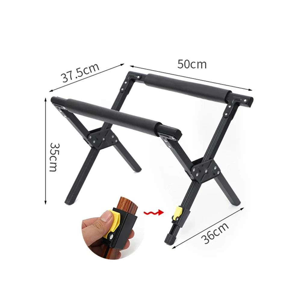 Outdoor Camping Vouwbare Cooler Stand | Opvouwbaar Aluminium Ice Box Houder voor Hiking en Picknick met Anti-Slip Ondersteuning