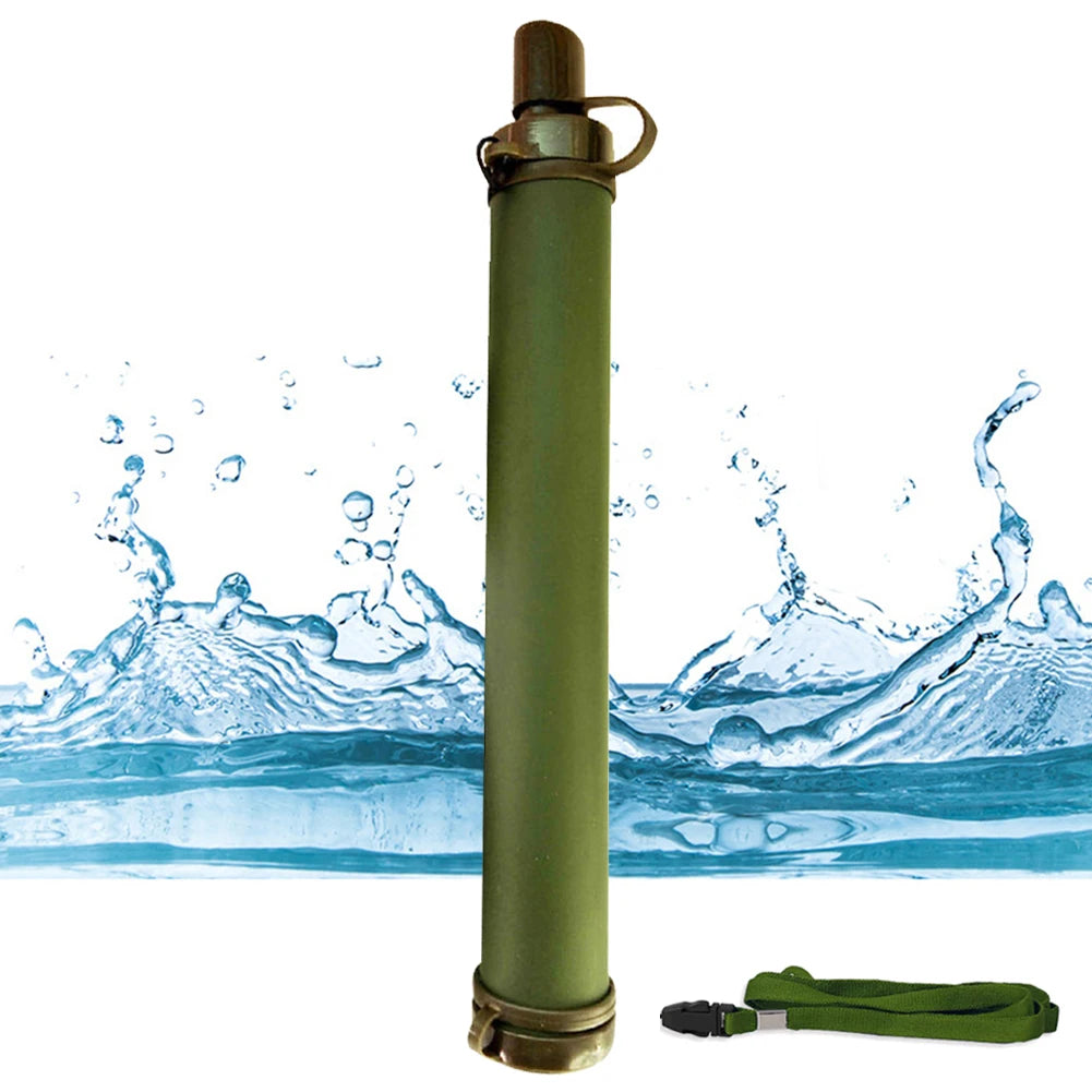 Draagbare Straw Water Filter, Geavanceerde Waterzuivering voor Buiten, Camping en Reizen, Compact en Efficiënt Waterfilter