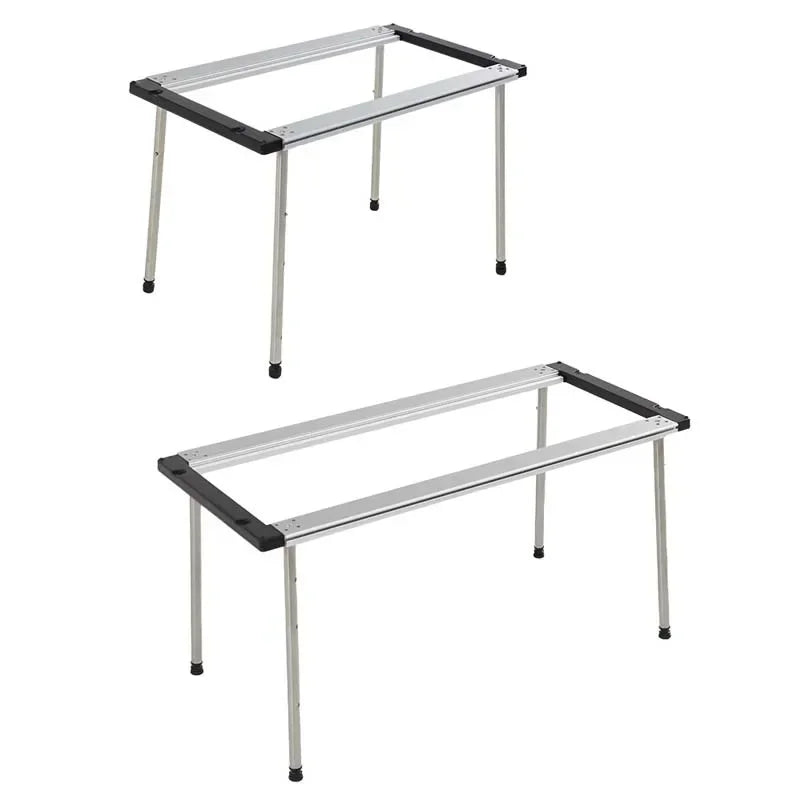 Camping IGT Tafelpoten | Rvs Drie-Gang Telescoop Tafelpoten voor Picknick en Outdoor IGT Setup