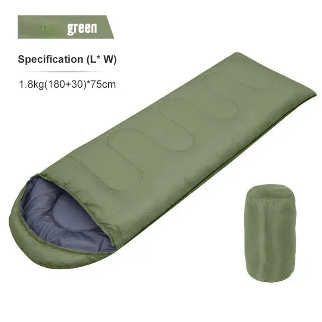 Ultraleichter 4-Jahreszeiten-Schlafsack | Wasserdicht & warm | Für Camping & Backpacking