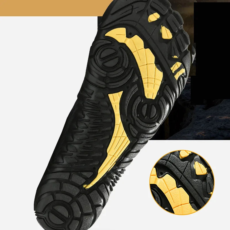 Wading Schoenen voor Mannen - Ademend Water Hiking Schoenen, Sneldrogende Mesh Sneakers voor Buiten en Klimmen