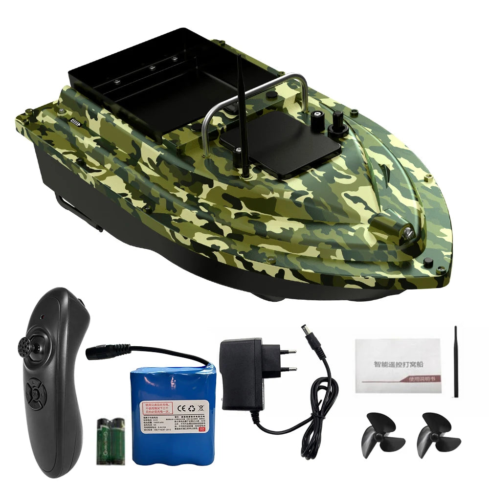 GPS Vissersboot met Bait Containers - Automatische Afstandsbediening Bait Boat, Bereik 400-500m