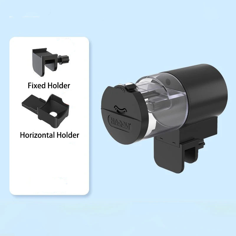 Automatische Aquarium Voederautomaat – Timerfunctie & 100ml Reservoir voor Vissenvoer