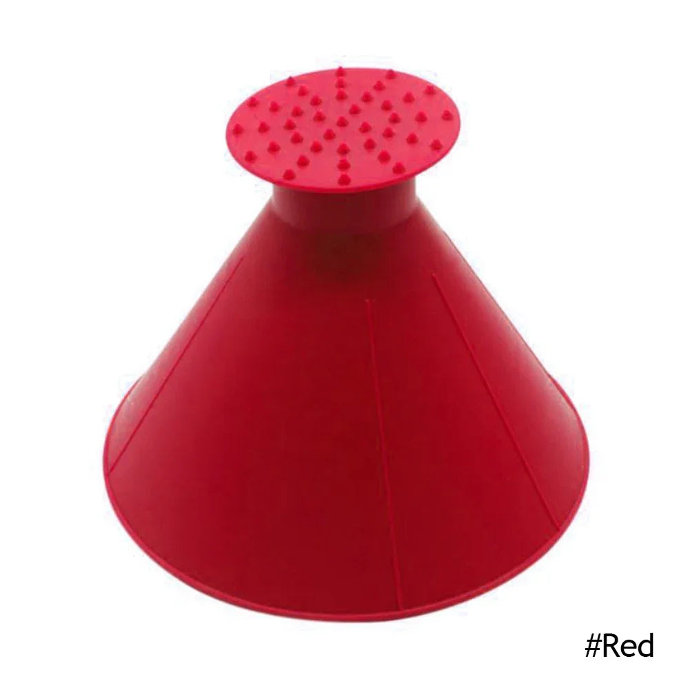 Car Ice Scraper Funnel – Car Window Snow and Ice Scraper, Practical Window Cleaning for Home and Car