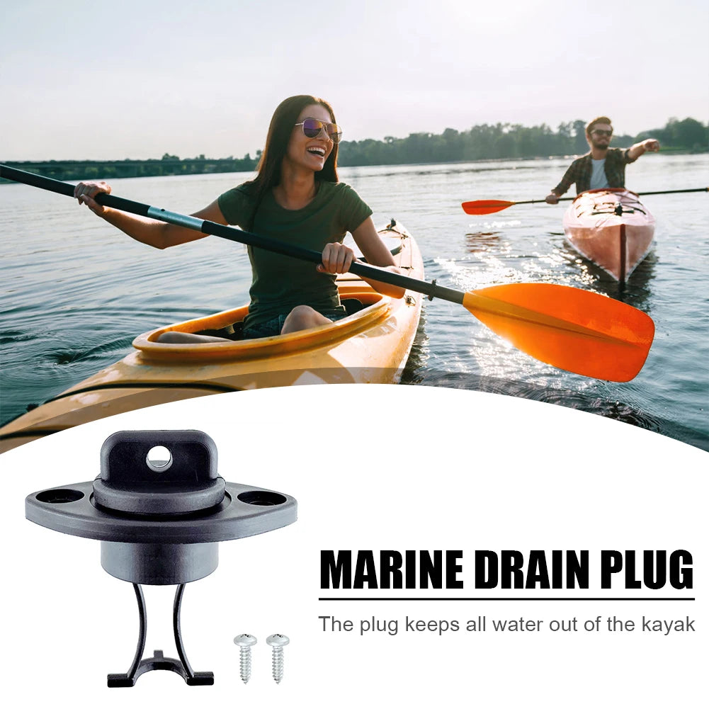 Stainless Steel Boot Garboard Drain Plug - Transom Drain Plug voor Kajak, Kano, Pedal Boat en Marine Accessoires
