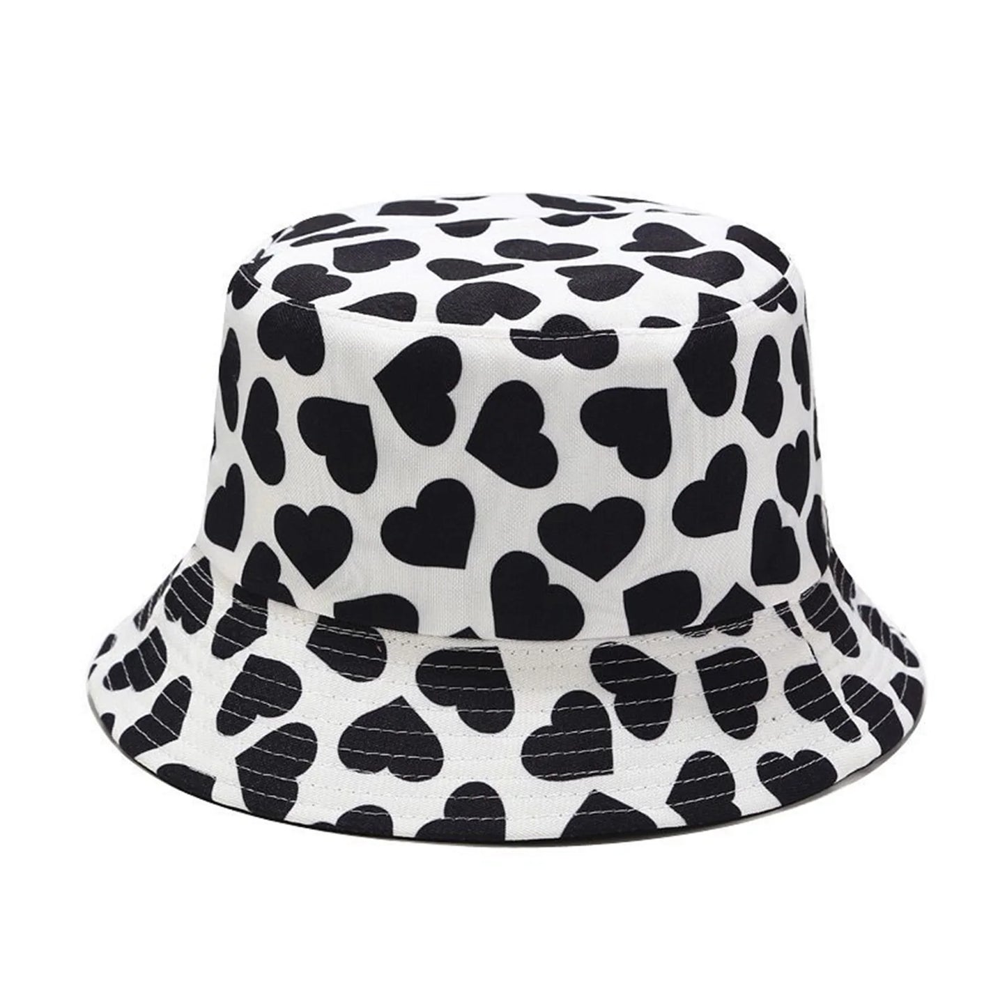 Unisex Fashion Bucket Hat | Zomerse Vissershoed | Camouflage & Hartjespatroon | Ademend & Opvouwbaar