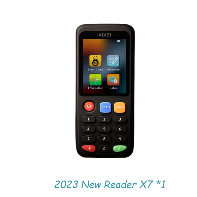 X7 Smart Card Reader – RFID-Schlüssel-Klon-Kopierer IC & ID-Token-Duplikator – 125-kHz-Ausweisschreiber & 13,56-MHz-NFC-Tag-Programmierer