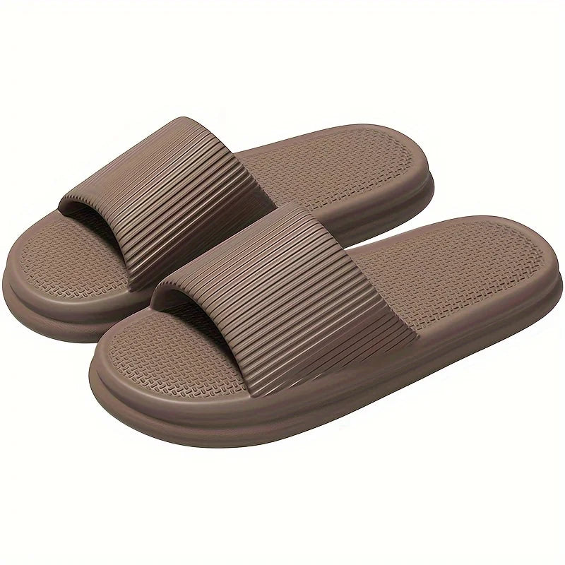 Nieuwe Heren EVA Slides - Non-Slip Open Teen Slippers, Sneldrogend voor Binnen, Douche en Wandelen