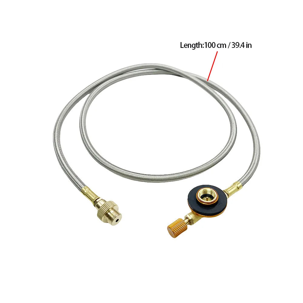3-in-1 Butan Adapter – Gasverteilerkopf für Camping und Outdoor-Aktivitäten